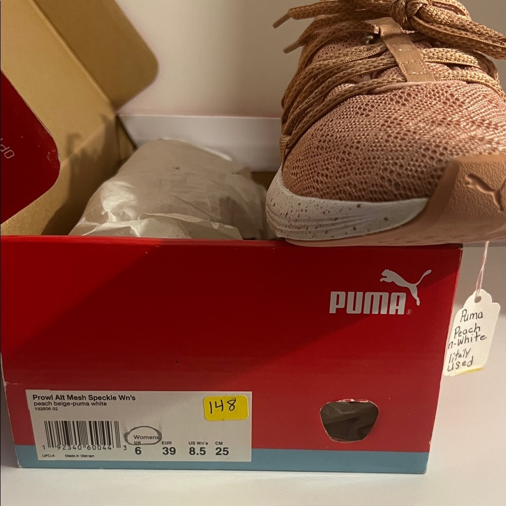 Puma Pink Mesh Sneakers